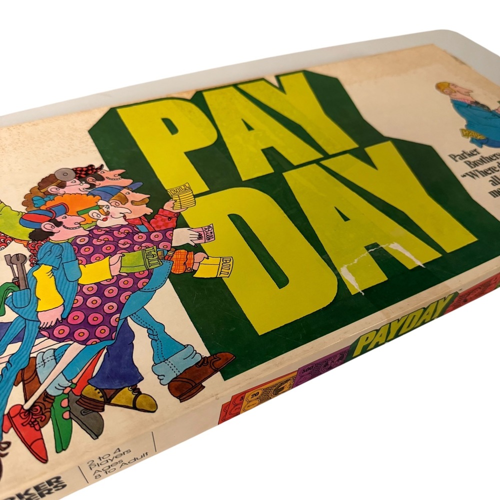 Parker Brothers Pay Day Board Game 1975 Vintage Family Strategy Game Good‎